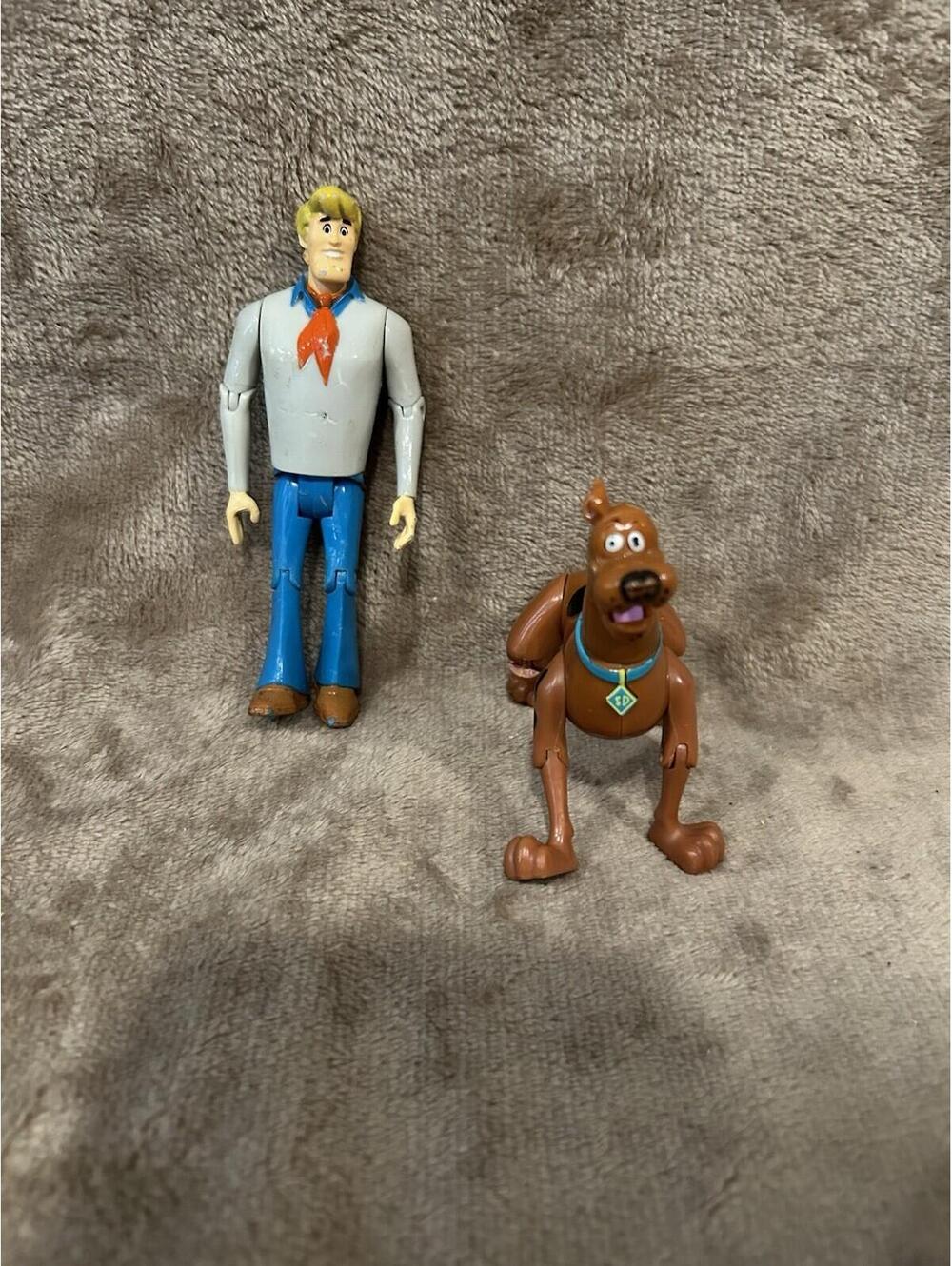 Scooby-Doo Action Figure lot of 2 Scooby-Doo Fred Vintage Used